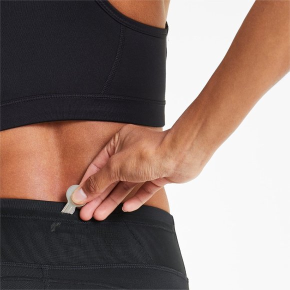 Black and Gold Women's Athletic Leggings - Picture 4 of 7